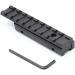GOTICAL Low Profile 11mm/3/8 Dovetail to Picatinny Rail Adapter - Pack of 2 | Durable & Longlasting - Buy Online on GoSupps.com