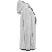Shop Spreadshirt Fleece Jacket for Women | Dog Sports Jacket with Hood | Perfect Gift for Dog Owners - Light Gray Mottled - Buy Online on GoSupps.com