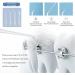 Traveling Mini Water Flosser - Rechargeable Handheld Oral Irrigator with IPX7 Waterproof 3 Modes & 4 Jet Tips for Teeth & Braces Care - Buy Online on GoSupps.com