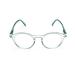 Contacta jelly reading glasses for women and men half -transparent shiny with flex sticks color green diopters +2.00 pack with glasses holder 26 g
