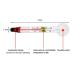 Buy AquaStation Analog Aquarium Thermometer | Glass Thermometer with Suction Cup - Accurate & Reliable for Every Aquarium - Buy Online on GoSupps.com