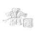 apofly Baby Bathrobe Newborn Toddler Towel Small Photography Props Costume 0 3m White 2pcs Women Decor Prop
