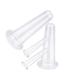 Babysbreath17 4PCs body silicone doses cupping jar cups back facial lifting massage anti-cellulite-sug massage white 37 * 80mm 15 * 50mm