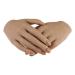 Silicone Female Mannequin Life Size Nail Practice Hand 18cm - Light Brown - Right Hand (Pack of 1) - Buy Online on GoSupps.com