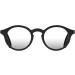 London Mole Glasses | Stylish Graduate Round Reading Glasses for Men & Women | Unisex Black Glossy 1.5x with Spring Hinges - Buy Online on GoSupps.com
