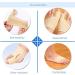 HiiBaby 2PCS Toe Separator Hallux Valgus Bunion Corrector Orthotics for Feet - Pedicure Sock Straightener - Buy Online on GoSupps.com