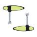 HOW TRUE 2 Pcs Golf Spike Wrench, Two Pin Shoes Remover Tool Replacement Aid, Removes and Installs Golf Cleats