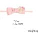 8 Pcs Baby Girls Soft Nylon Bow Flower Headbands | Pink Hair Accessories for Newborns & Toddlers - Buy Online on GoSupps.com