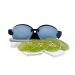 Eye Eco Tranquileyes Warm Compress with Microwavable Beads for Moderate Dry Eye Relief (Blue)