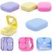 Cute Pocket Mini Contact Lens Case Travel Kit | Easy Carry Holder with Mirror | Light Blue by Bangood - Buy Online on GoSupps.com