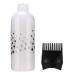 Fictory Hair Dye Brush Bottle Hair Dye Bottle Shampoo Hair Coloring Dyestuff Applicator Bottle with Comb Teeth 170ml for Salon Hairdressing Hair Dye (Black)