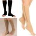 Buy Women s Zip Compression Toe Socks - Open Toe Slim Stockings for Leg Support | Black Size M - Buy Online on GoSupps.com