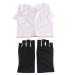 UV Glove Gel Manicures Glove UV Protection Gloves Polish Nail Drye Anti UV Fingerless Gloves 1Pair Black uv protection gloves - Buy Online on GoSupps.com