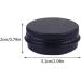 Minkissy 20 Pieces 30 ml Aluminium tin jar refillable Container Cosmetic Small tin Round Lip Balm tin can be Used for Salve Spices or Sweets - Buy Online on GoSupps.com