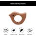Wendysun 10pcs Lovely Cartoon Wood Teether Pure Natural Animal Bird Shape Baby Teething Nursing Beech Teether Baby DIY Pendant Toy (10pcs) - Buy Online on GoSupps.com