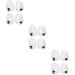 Mobestech 6 Pairs Heel Pad High Heel Foot Insoles Unisex Shoe Pads Silicone Orthopedic Insoles Correcting O/x Leg Insoles Bow Legs Magnet Sole of Foot Men and Women