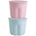 2 Sets Pp Washing Bowl Brush Rinsing Bowl Makeup Tool Cleaner Brush Cleaning Supplies Makeup Brush Cleaning Bowl Brush Clean Bowl Brush Cleaner Kit Beauty Tool Cleaning Bowl Washer 8.5x8CM Sky-blue