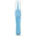PandaEar Baby Healthcare and Grooming Kit - Baby Safety Set with Comb, Brush, Toothbrush, Nail Clippers, Scissors, Nasal Aspirator - Nursery Care Essentials (Blue) - Buy Online on GoSupps.com