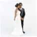 Wedding Cake Topper Resin African American Couple Figurine Centerpiece Decorations for Wedding Anniversary - Buy Online on GoSupps.com