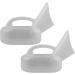 Milisten 2pcs Female Urinal 1000ml - Portable Urine Bottle for Hospital, Home, Camping, Travel - Buy Online on GoSupps.com