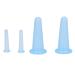 Silicone massage cup set-increase well-being renew the complexion ideal for relaxation at home and for beauty treatments