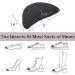 4 Pairs Foam Toe Inserts for Shoes Too Big - Toe Fillers for Women Men, Black & Beige Shoe Fitters - Buy Online on GoSupps.com