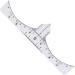 Hemoton 10pcs Set Makeup Ruler Makeup Gadgets Eyebrow Stencil Guide Scale Ruler Eyebrow Ruler Make up - Buy Online on GoSupps.com