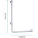 Bathroom Grab Bar Safety Support Rail Toilet Handrails Bathroom Handrails Grab Bar For erly Disabled Balance Grab Bar Safety Grab - Buy Online on GoSupps.com