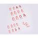 JUSTOTRY 24 Pcs Heart Pink Nude Press on Nails for Women - Funky Ballerina Stick on Acrylic Coffin False Nails with Glue for Nail Art - Buy Online on GoSupps.com