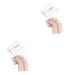 Doitool 800 Stk Stand -strong cotton cleaning cloth Wax stripes cotton cloths Hair Remover Hairmover depilaying cotton fabric Salon face wax stripes wax stripes bamboo such as shown