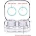 Travel Contact Lens Case Kit | Stylish & Organized Contact Lens Box with Applicator Tweezers & Solution Bottle - Buy Online on GoSupps.com