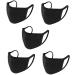 5 Pack Protect Cover Bandana Balaclavas | Cotton Anti-dust Mouth Cover Face Mask | For Men & Women | 2-Layer Reusable Fashion Washable Cover - UK SELLER (Pack 5 Black) - Buy Online on GoSupps.com