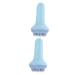 Ultechnovo 2st massage roller ice cream roll Massage hammer for the back percussion massage device Manual muscle roller Hand massage devices with steel balls for body ABS Handy massage stick 14.5x7.5cmx2PCs Blaux2Stk