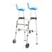 Walkers for seniors Arm Support Type Walking Aid for The Elderly to Assist Walking Device for Lower Limb Training Crutches Walking Light and Labor-Saving Adjustable Height Foldable rollator walker Walking frame