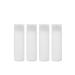 4 pieces 50 ml of travel bottles empty refillable squeezing bottle with a folding cap transparent plastic bottles for make-up shower gel toilet items bottles for trips shampoo lotion
