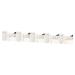 Didiseaon 5 Sets Makeup Brush Set Professional Makeup Brush Mini Beauty Kit Makeup Brush Cover Women Makeup Round Brush Girl Makeup Brush White Cosmetic Thick Aluminum Tube Travel Powder
