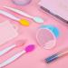 Durable and Practical 5 Pcs Lip Scrub Brush Exfoliator Silicone Exfoliating Scrubber Tool Mini Set For Women (5 colors) as shown - Buy Online on GoSupps.com