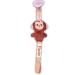 Zigozago Pacifier Chain with Plush Monkey | Cute & Practical Baby Accessory - Shop Internationally! - Buy Online on GoSupps.com