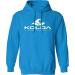 Koloa Surf Graphic Logo Hoodies-Hooded Sweatshirts. In Sizes S-5XL X-Large Neon Blue