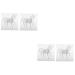 COHEALI 4 Pcs Silicone Mold Fondant Molds Silicone Horse Resin Craft Mold 3d Homemade Supplies Bubble Whitex2pcs 7.6X7.6CMx2pcs