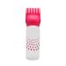 BOKIOESDE Home Barber Shop Portable Hair Dye Applicator Bottle Reusable Washable Filling Brush Dispenser with Scales Hairstyling Red