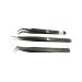 3 Pack Stainless Steel Professional Precision Tweezers Fine/Sharp Point For Women and Men- Lash Tweezers-Ingrown Hair-Extractor-Nail Art