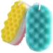 Pack of 3 Exfoliating Foam Sea Sponges - Extra Large Size - Natural Feel Soft Bath Shower Sponge for Women Men - Buy Online on GoSupps.com