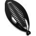 BLACK Plain BANANA HAIR Clip Fish Comb Grip Wide New Ladies 14cm Hair Jewellery accessories - Buy Online on GoSupps.com