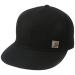 Carhartt Men's Firm Duck Flat Brim Cap One Size Black