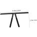VINTORKY Makeup Kits Embroidery Eyebrow Ruler Household Tools Nose Triangle Ruler Stainless Steel Eyebrow Trimming Makeup Gadgets 13.8x7cm Black - Buy Online on GoSupps.com