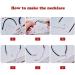 Pandahall 50pcs 304 Stainless Steel Fold Over Crimp Cord Ends for Jewelry Making 8x4mm - Buy Online on GoSupps.com
