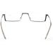 Eyekepper Metal Half Rim Reading Glasses +0.75 | Stylish Gunmetal Frame | Spring Hinge | International Shipping - Buy Online on GoSupps.com
