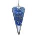 1 Orgone pendulum lapis lazuli with facet tapering - 11 measurement of fine energies radiesthesia