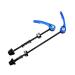 Free-fly MTB Quick Release Bicycle Skewer Set - Front and Rear Mountain Bike Quick Release Skewers - Multiple Color Options Blue